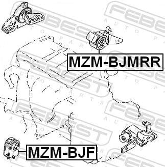 Mounting, engine MZM-BJMRR - image 2