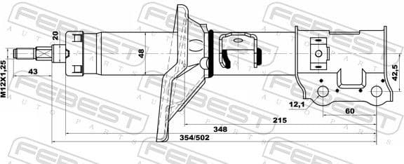Shock Absorber 12666493FR - image 2