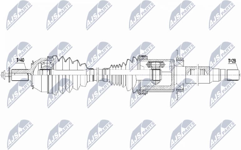 Drive Shaft NPW-VV-137