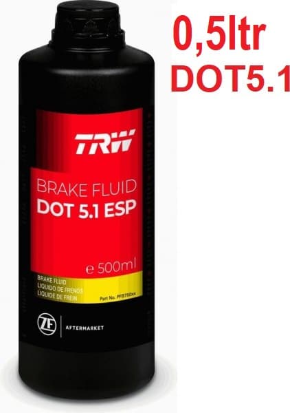 Stabdžių skystis TRW DOT5.1 ESP 0.5 L - PFB750SE (TRW) - Autoera