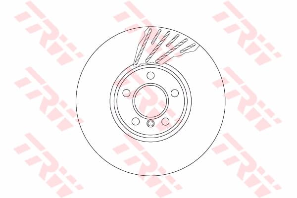 Brake Disc TRW SINGLE DF6611S