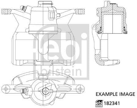 Brake Caliper 182341