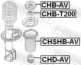 Rubber Buffer, suspension CHD-AV - image 2