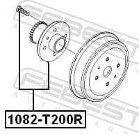 Wheel Hub 1082-T200R - image 2