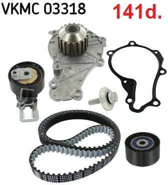 Timing belt kit with water pump VKMC 03318
