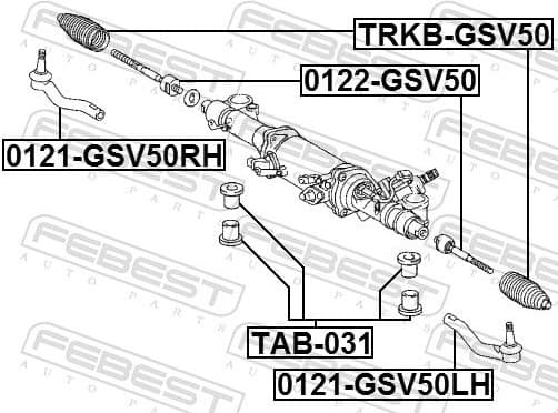 Tie Rod End 0121-GSV50LH - image 2