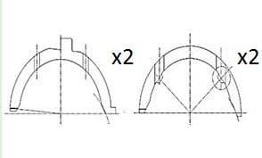 Spacer, crankshaft BT3011-STD