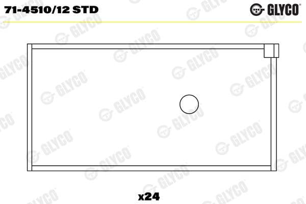 Connecting Rod Bearing 71-4510/12 STD