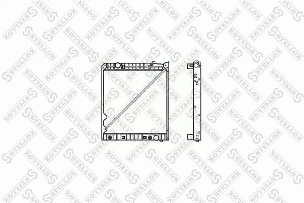 Radiator, engine cooling 81-03308-SX