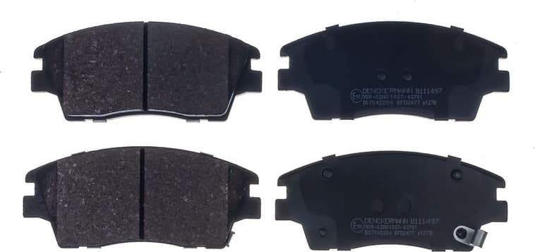 Brake Pad Set, disc brake B111497