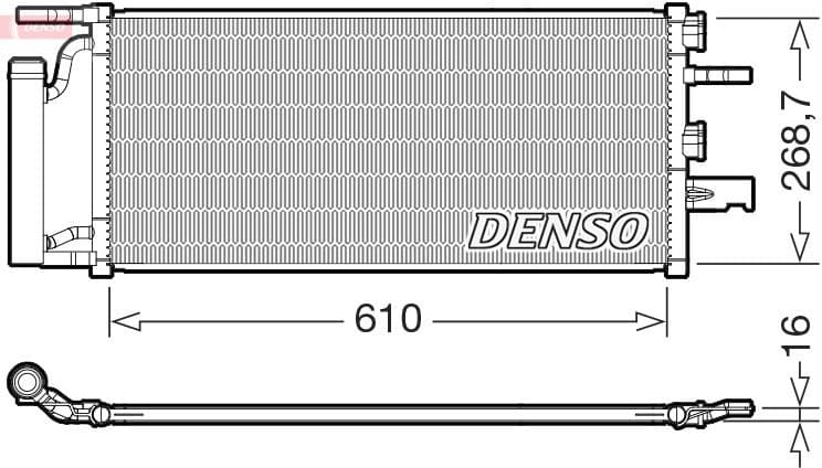 Condenser, air conditioning DCN05036