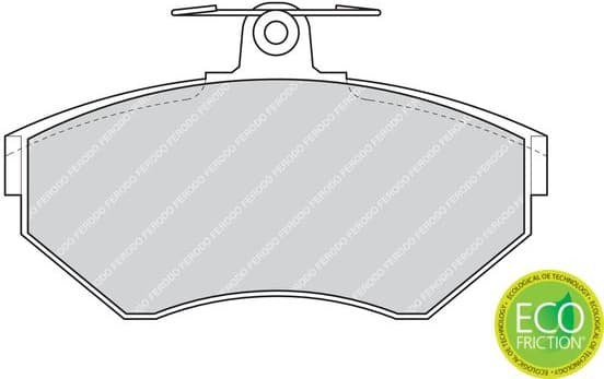 Brake pads front HANZE HBP1312 - image 2