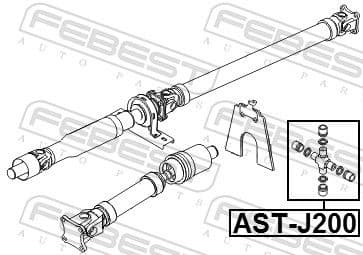 Joint, propshaft AST-J200 - image 2