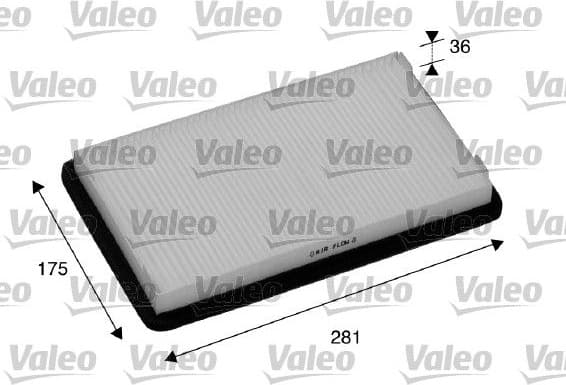 Filter, cabin air VALEO ESSENTIAL 698893 - image 2