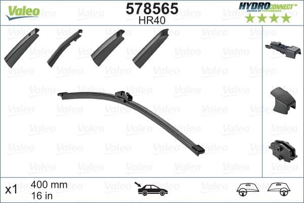 Wiper Blade HYDROCONNECT REAR 578565 - image 6