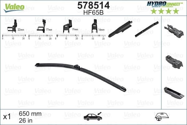 Wiper Blade HYDROCONNECT 578514 - image 6