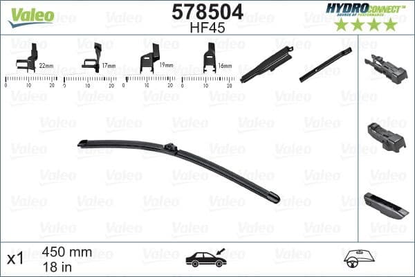 Wiper Blade HYDROCONNECT 578504 - image 6