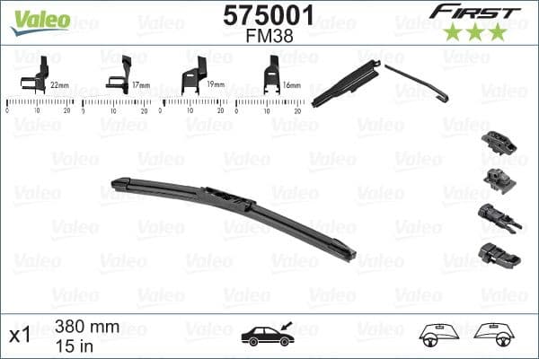 Wiper Blade FIRST MULTICONNECTION 575001 - image 6