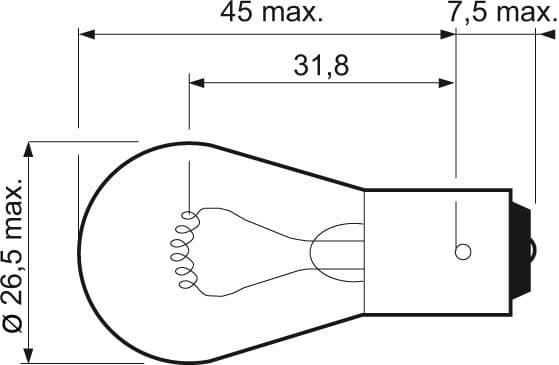 Bulb, auxiliary stop light ESSENTIAL 032101 - image 5