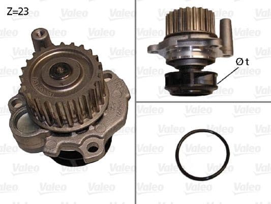 Water Pump, engine cooling 506532 - image 2