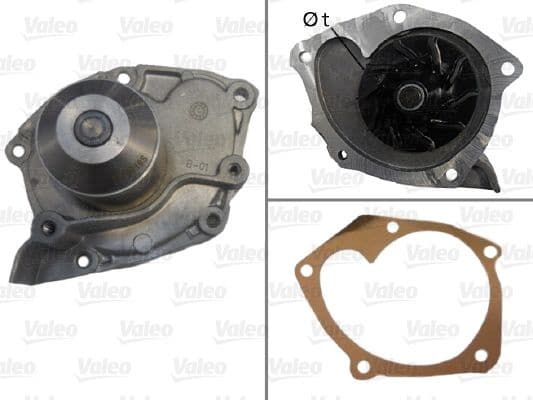Water Pump, engine cooling 506725 - image 2