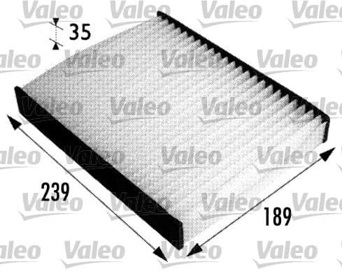 Filter, cabin air VALEO ESSENTIAL 698694 - image 2