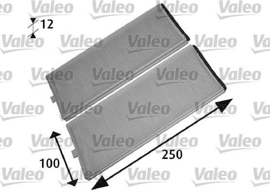 Filter, cabin air VALEO ESSENTIAL 715525 - image 2