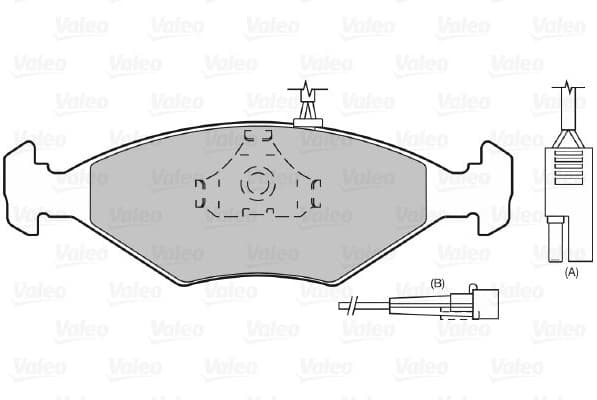 Brake Pad Set, disc brake 598423 - image 4