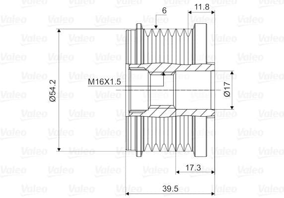 Alternator Freewheel Clutch VALEO NEW SPARE PART 588062 - image 4