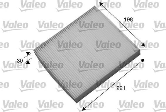 Filter, cabin air VALEO ESSENTIAL 698869 - image 2