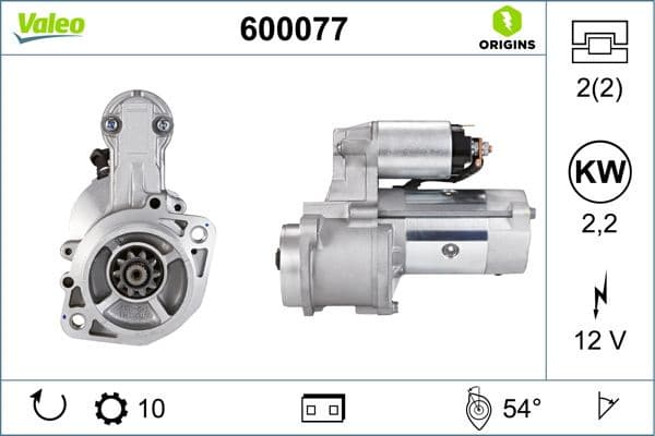 Starter VALEO ORIGINS NEW OE TECHNOLOGY 600077 - image 5