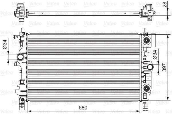 Radiator, engine cooling 701541 - image 2