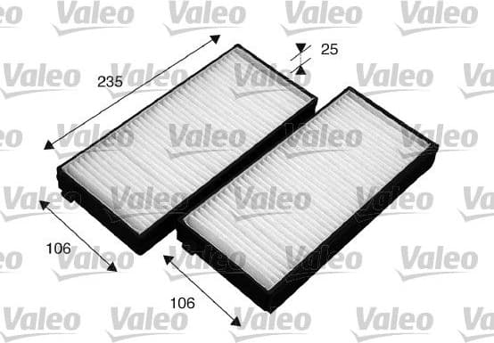 Filter, cabin air VALEO ESSENTIAL 715523 - image 2