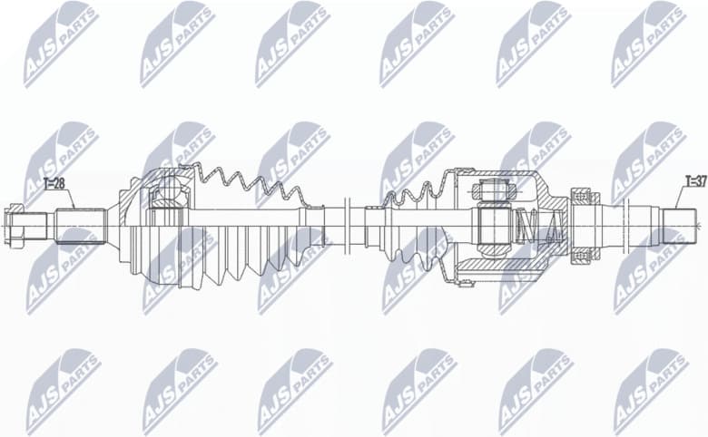 Drive Shaft NPW-PE-089