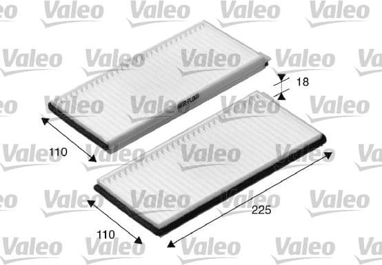 Filter, cabin air VALEO ESSENTIAL 698894 - image 2