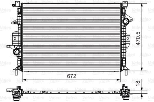 Radiator, engine cooling 735550 - image 2