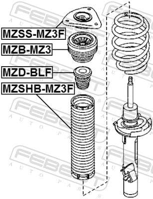 Rubber Buffer, suspension MZD-BLF - image 2