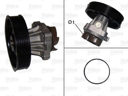 Water Pump, engine cooling 506716 - image 2