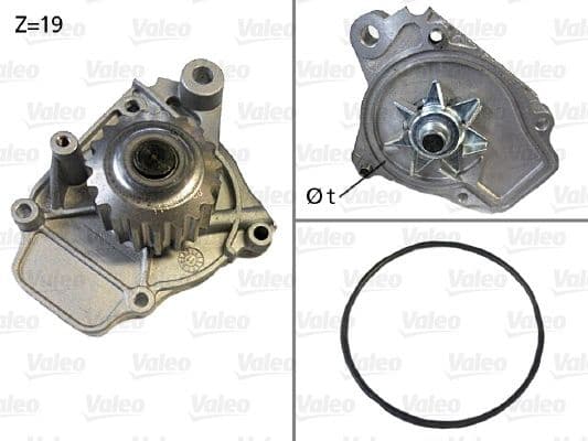Water Pump, engine cooling 506045 - image 2
