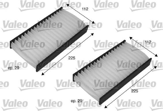 Filter, cabin air VALEO ESSENTIAL 698735 - image 2