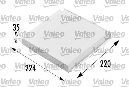 Filter, cabin air VALEO ESSENTIAL 698657 - image 2