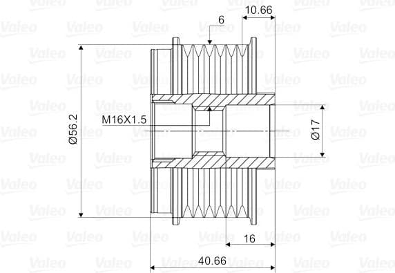 Freewheel clutch alternator 588010 - image 4