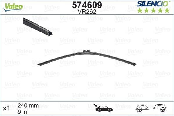 Wiper Blade SILENCIO REAR 574609 - image 4