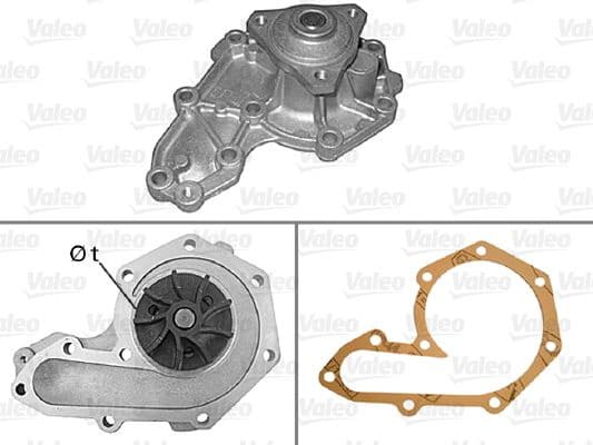Water Pump, engine cooling 506019 - image 2
