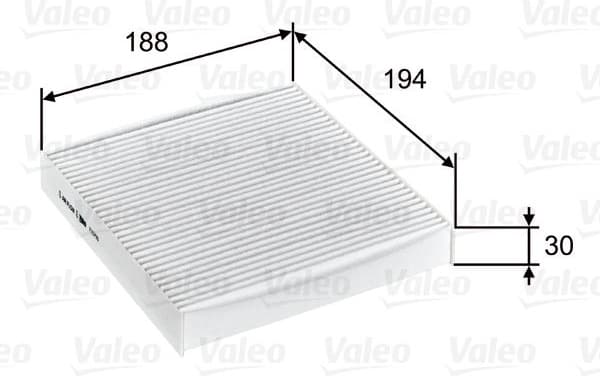 Filter, cabin air VALEO ESSENTIAL 715755 - image 3