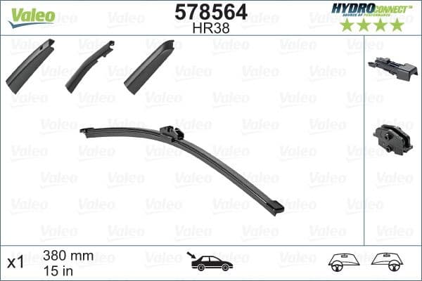 Wiper Blade HYDROCONNECT REAR 578564 - image 6