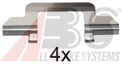 Accessory Kit, disc brake pad 1243Q