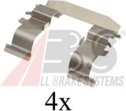 Accessory Kit, disc brake pad 1665Q