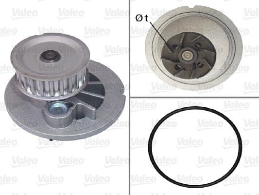 Water Pump, engine cooling 506703 - image 2