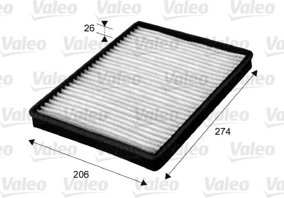 Filter, cabin air VALEO ESSENTIAL 715654 - image 2
